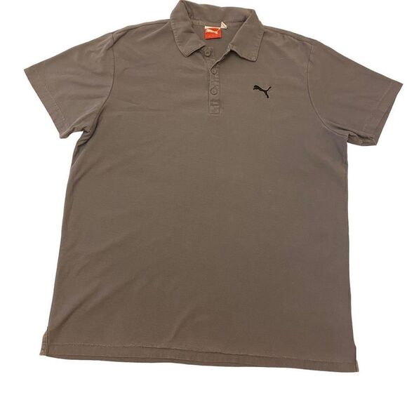Puma Gray Polo Shirt - Picture 2 of 11